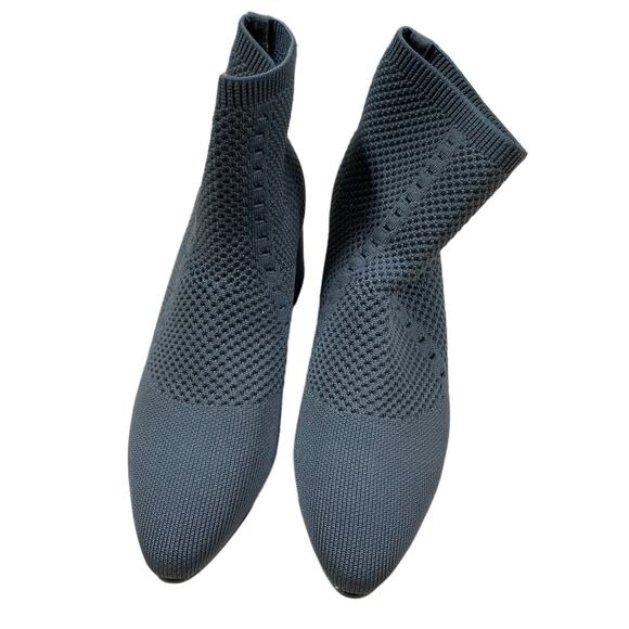 Eileen Fisher Purl Graphite Stretch Gray Women's Bootie Size 5 New Without Box - Picture 4 of 7